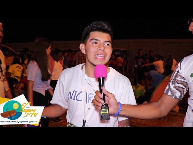 Bienvenido Brian Bracamontes desde Nicaragua a esta JMJ Panamá 2019