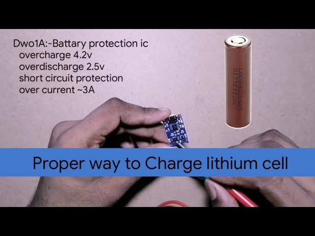 Lithium ion battery charging using Tp4056 module||TP4056||Neeraj Yadav electronics