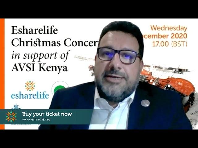 Domenico Aiello - Invitation Message for Esharelife Virtual Christmas Concert