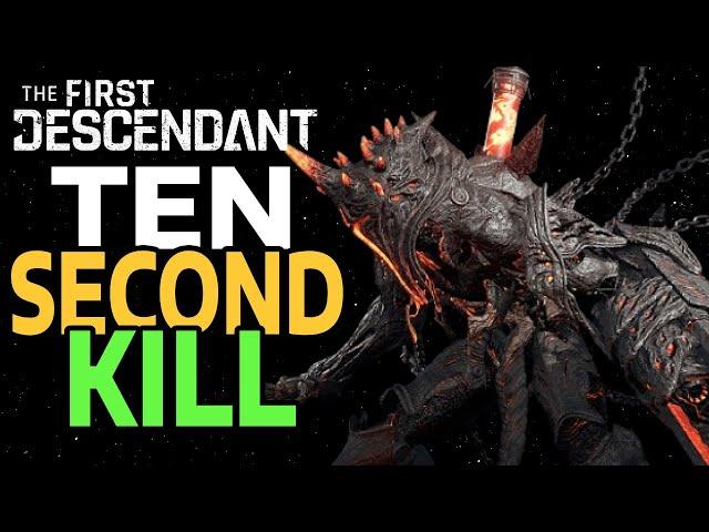 THE FIRST DESCENDANT - PYROMANIAC HARDMODE - 10 SECOND KILL - LUNA & FREYNA