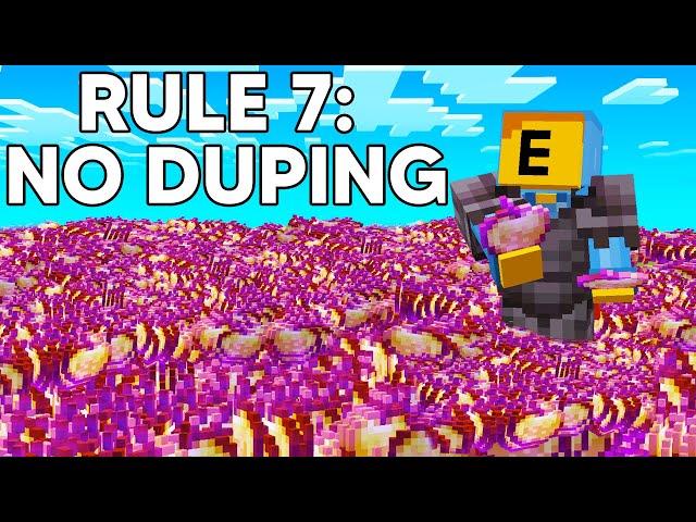 I Broke Every Rule On This Minecraft SMP...