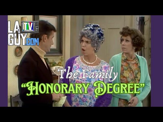 Carol Burnett - The Family: "Honorary Degree"