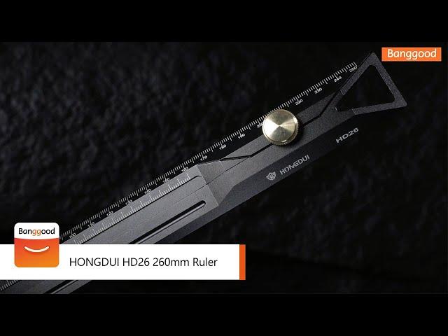 HONGDUI HD26 260mm Ruler - Shop on Banggood