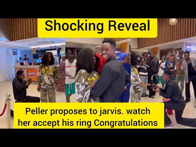 Shocking Reveal as peller proposes to girlfriend jarvis, video #peller #jarvis #proposal