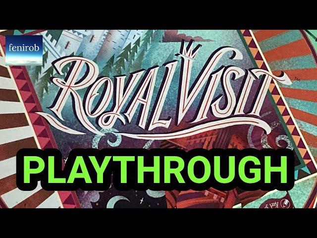 Royal Visit Board Game | Playthrough