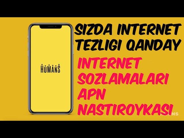 HUMANS INTERNET TEZLIGINI OSHIRISH