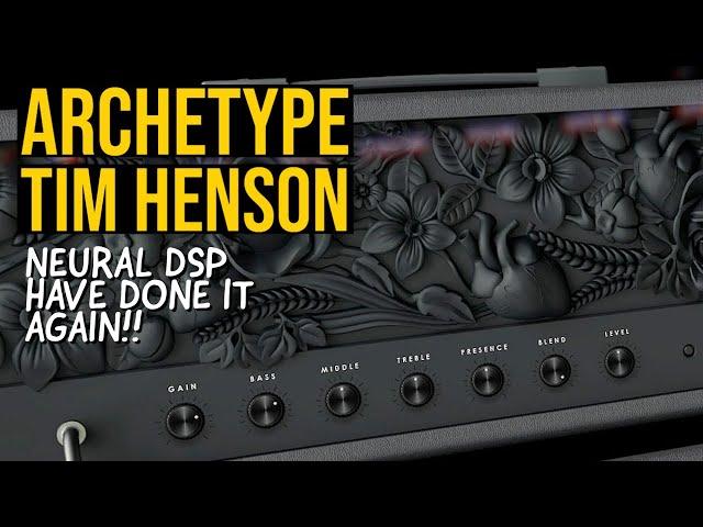 ANOTHER KILLER PLUGIN!! | Neural DSP Archetype Tim Henson Plugin | TOM QUAYLE DEMO