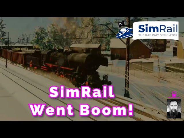 SimRail You Can Blow Up The Boiler Yay