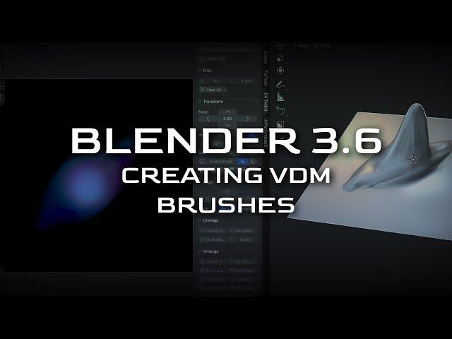 Blender - Creating a VDM Brush