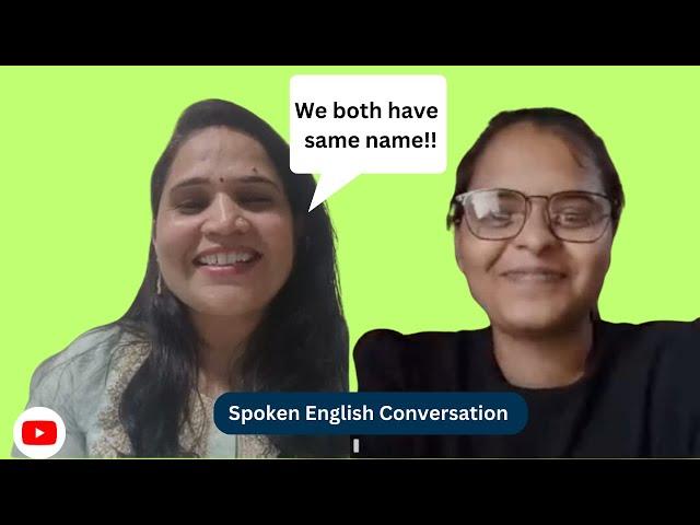 Spoken English Conversation|| English with Sandhya