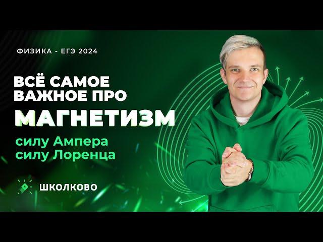 Магнетизм. Сила Ампера, сила Лоренца. Как не сломать руки? | ЕГЭ 2024 по физике