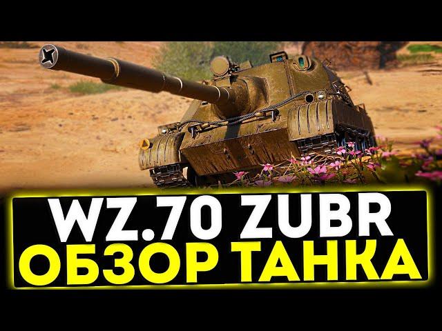  Wz.70 Żubr - ОБЗОР ТАНКА! ПОЛЬСКИЕ ПТ-САУ! МИР ТАНКОВ