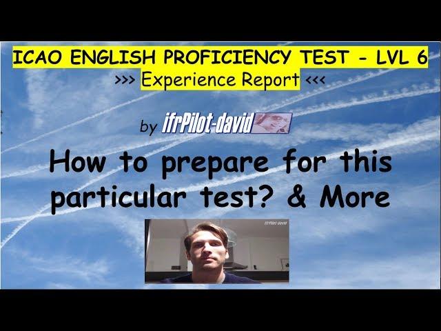 ICAO ENGLISH TEST Level 6 (ILPT) - Report