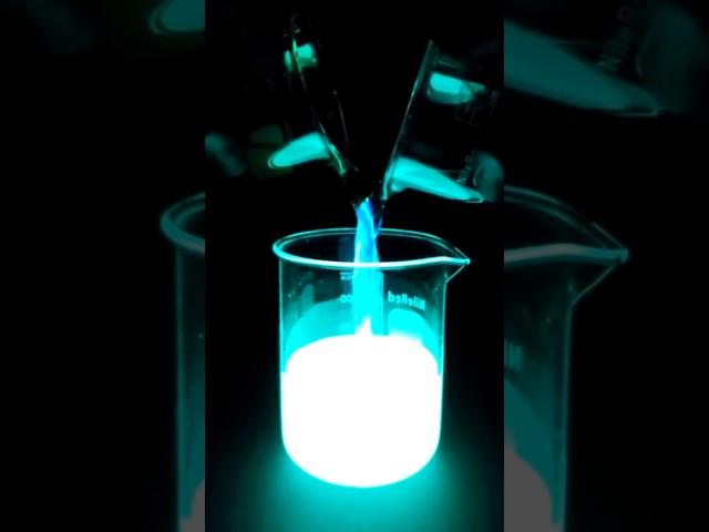 Using luminol to make a glowing waterfall