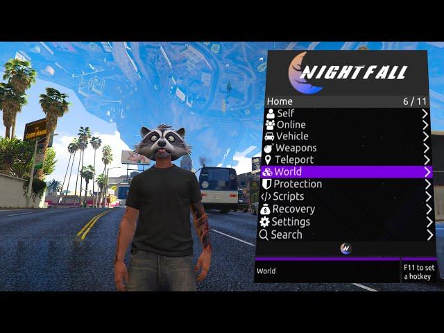 NightFall Mod Menu GTA 5 ONLINE | Good Protection, LUA & ASI Support  | Full Showcase