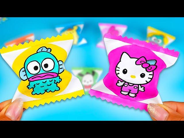 Бумажные сюрпризы Hello Kitty Как сделать коробку из бумаги своими руками