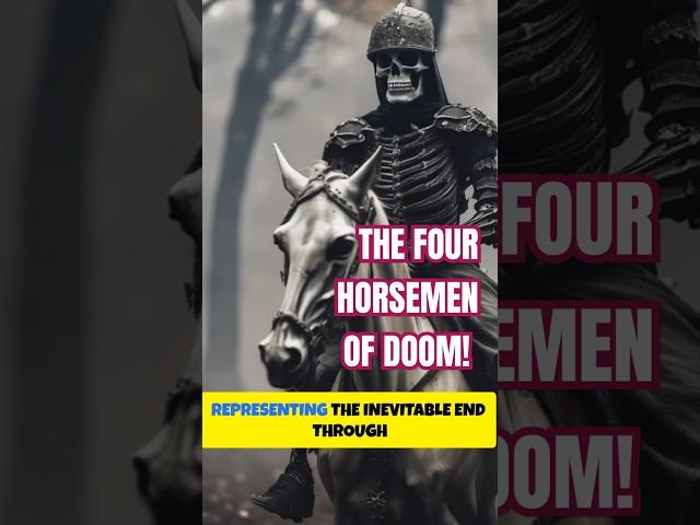 DID YOU KNOW ABOUT THE 4 HORSEMEN OF THE APOCALYPSE! 