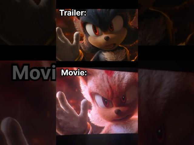 Sonic 3 Trailer Vs. Movie Shadow SHOT DIFFERENCE! #sonic #sonicmovie3 #shadowthehedgehog