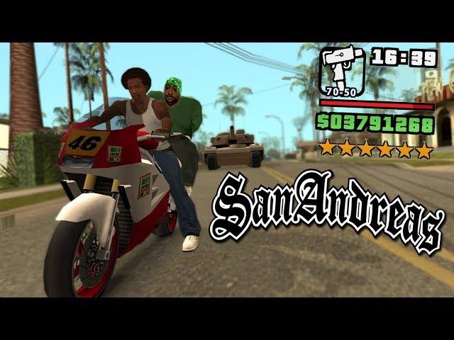 6 ЗВЕЗД в GTA SAN ANDREAS! НАСКОЛЬКО ЭТО СЛОЖНО?