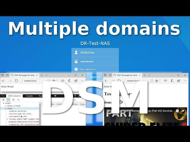 Multiple domains on Synology's DSM 6.x