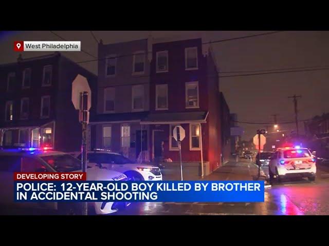 12-year-old boy killed by brother in accidental shooting