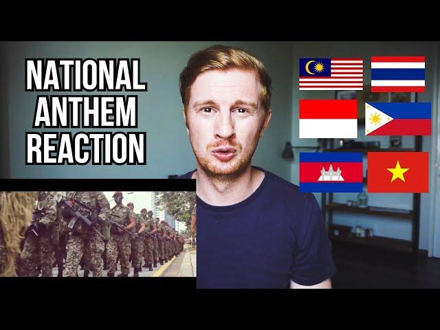 NATIONAL ANTHEM REACTION (Malaysia v Indonesia v Philippines v Vietnam v Thailand v Cambodia)