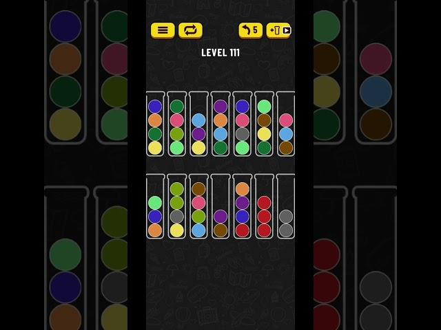 Ball sort puzzle level 111