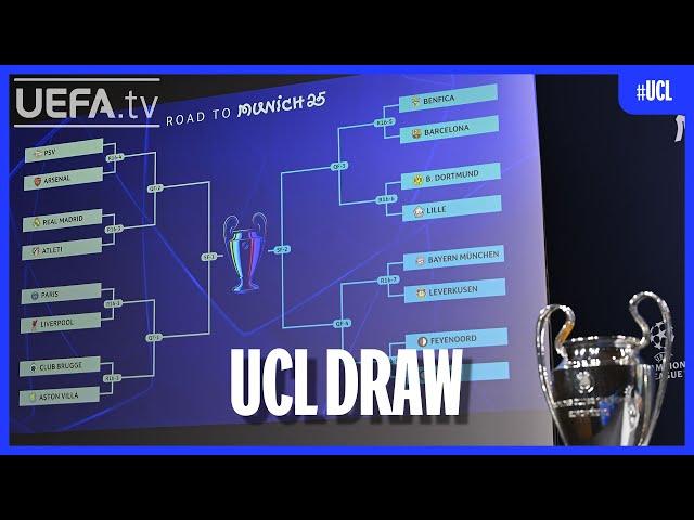 CHAMPIONS LEAGUE Round of 16 Draw!