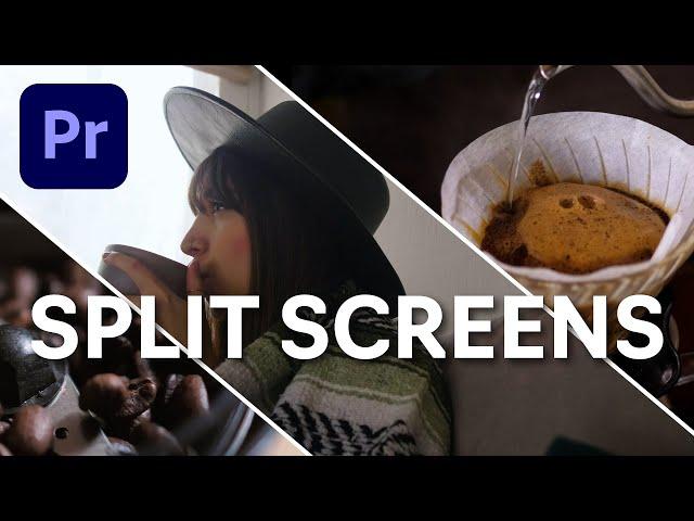 How to create split screens in Premiere Pro (Simple and advanced)