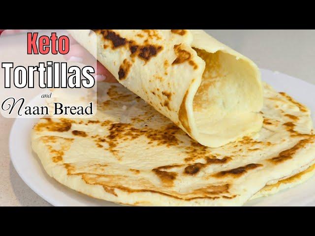 Keto Tortillas & Naan Bread with Clean Keto Flour