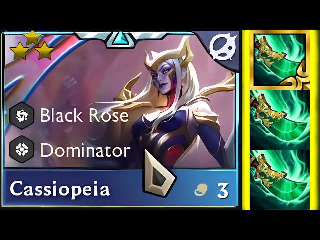 Toxic Radiant Broken Build Cassiopeia ⭐⭐⭐ 3 Star | ft. 6 Dominator | TFT SET 13