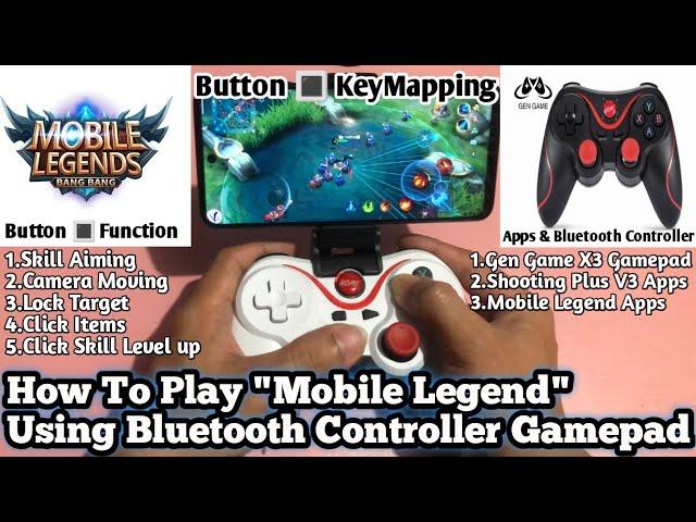 Paano mag laro ng Mobile Legend gamit ang Bluetooth Controller Gamepad (Key mapping)