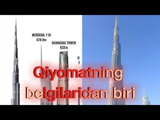 Qiyomat belgilaridan biri . Arablarning qurgan binosimi ?