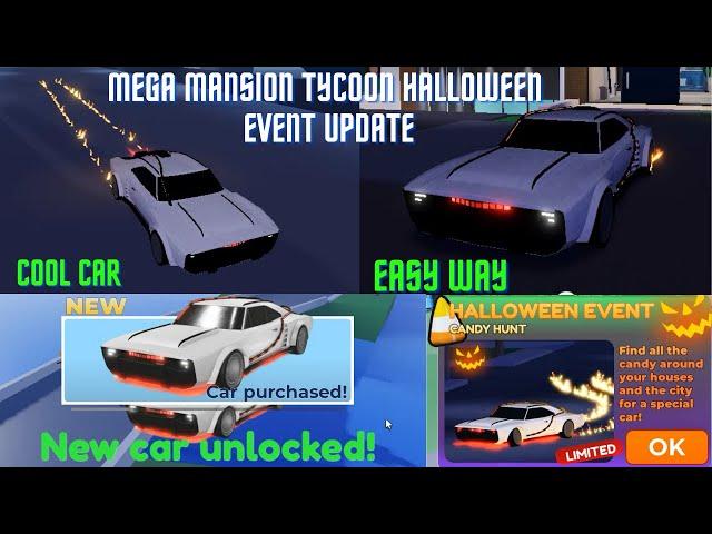 Mega Mansion Tycoon Halloween Event Update 2024 in Mega Mansion Tycoon Roblox