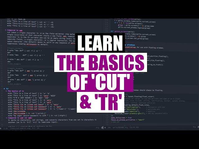 Two Powerful Command Line Utilities 'cut' And 'tr'