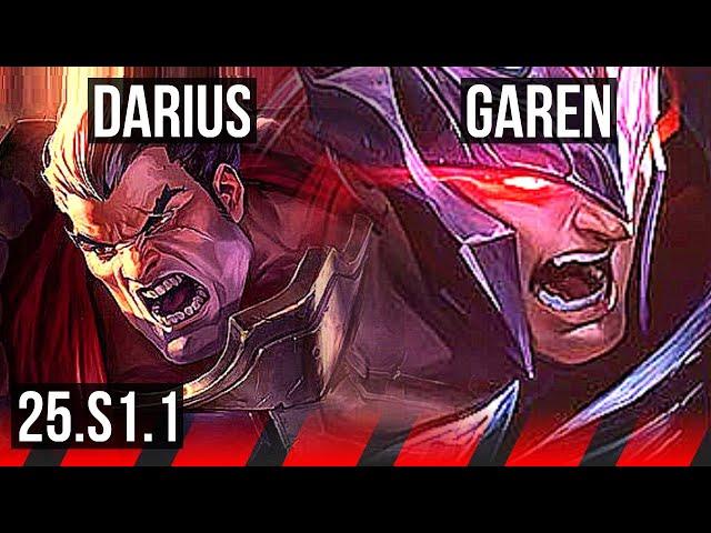 DARIUS vs GAREN (TOP) | Godlike | KR Grandmaster | 25.S1.1