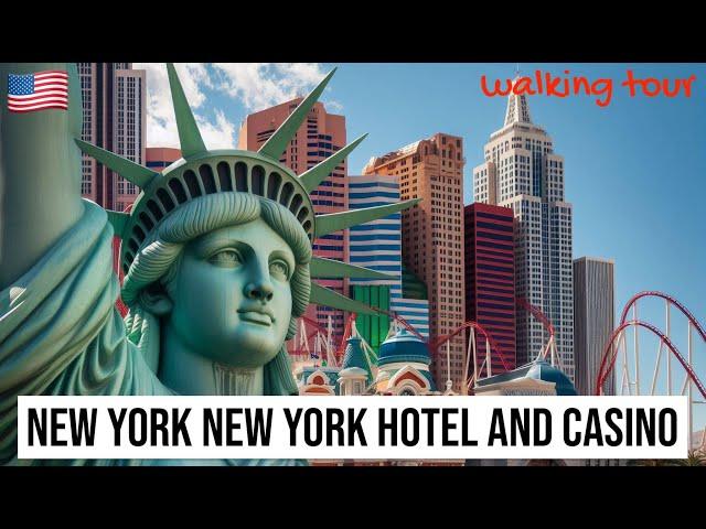 WALKTHROUGH AT New York New York Hotel and Casino | Las Vegas, Nevada, USA [4K] 