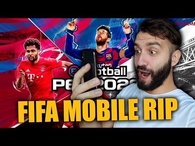 PES MOBILE 20 КРУЧЕ FIFA MOBILE!?