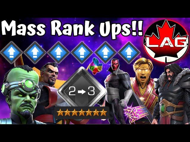 Massive 7-Star Rank Up Spree! Level Up Event New Rank 3 Sweet Sixteen! - Marvel Contest of Champions