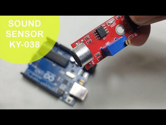 Read analog readings from sound sensor with arduino