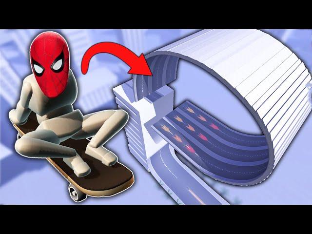 SPIDER-MAN SKATES A GIANT LOOP! (Turbo Dismount)