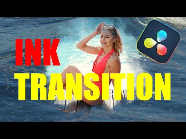 Simple and easy  Ink transition || Davinci Resolve Tutorial