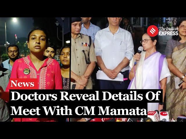 Doctors Address The Key Highlights After Meeting West Bengal CM; Agreement Reached