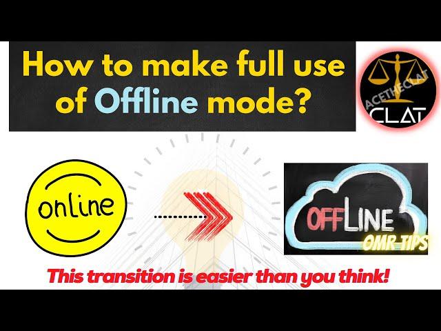 How to make full use of CLAT being held in Offline Mode | Tips for filling OMR #CLAT2021