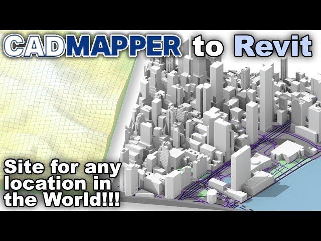 Topography for any Site with CADmapper - Revit Tutorial