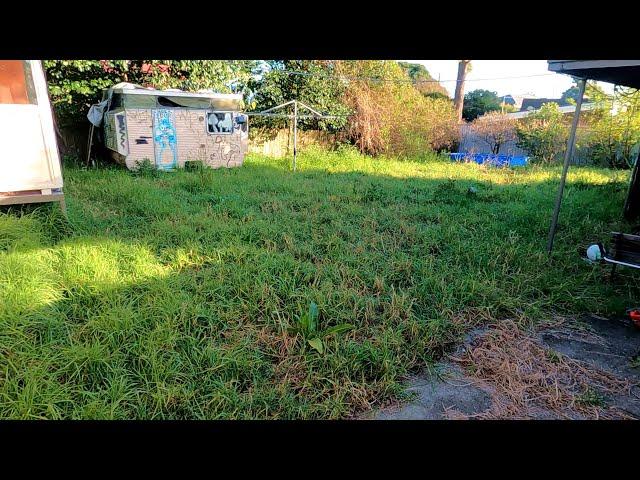 Massive OVERGROWN Lawn Renovation MAKEOVER For Client In Need | 70 Year Old Conrete Paths REVEALED