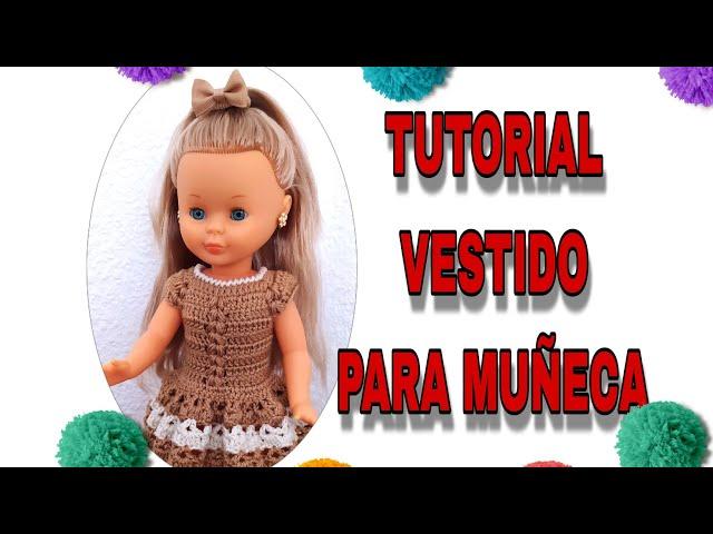 TUTORIAL VESTIDO DOS COLORES PARA MUÑECA