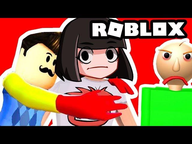 ПРИВЕТ СОСЕД ОСТАНОВИСЬ! Как BALDI спасти Машку в Roblox Роблокс?