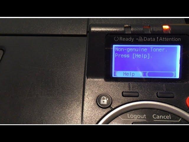 Solved: "Non-genuine Toner" Error - Kyocera Ecosys