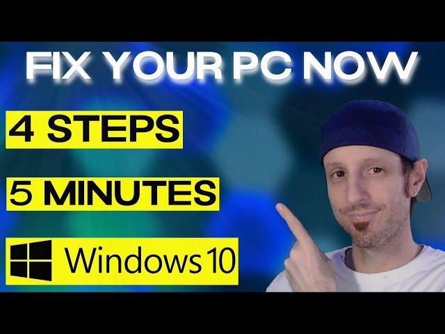 Make Your PC Run FASTER - 4 Easy Steps - Windows 10 (2025)